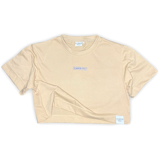 Original Beige Cropped Tee